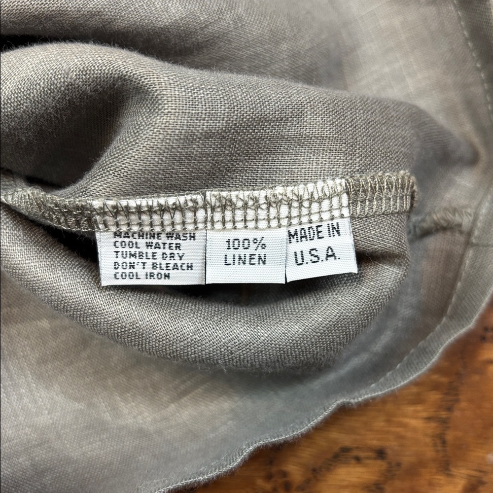 PLANET 100% linen Gray Women's Skirt. Size 3 - Picture 5 of 13
